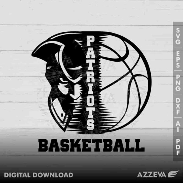 patriot basketball svg design azzeva.com 23100069