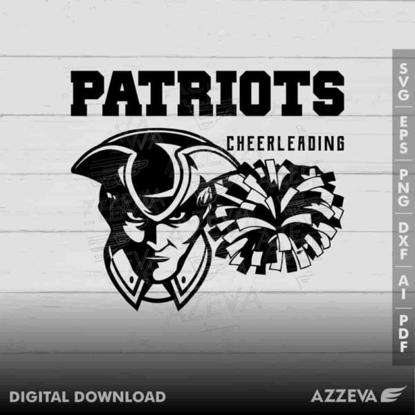 patriot cheerleading svg design azzeva.com 23100695