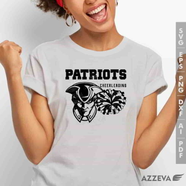 patriot cheerleading svg tshirt design azzeva.com 23100695