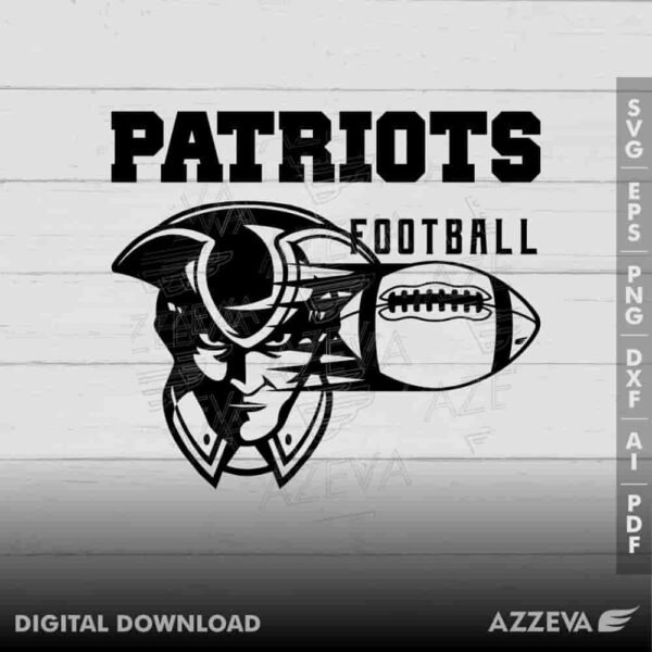patriot football svg design azzeva.com 23100455