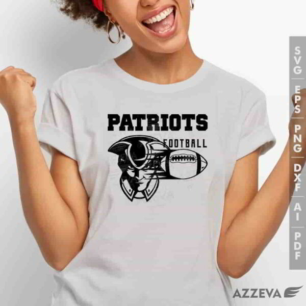 patriot football svg tshirt design azzeva.com 23100455
