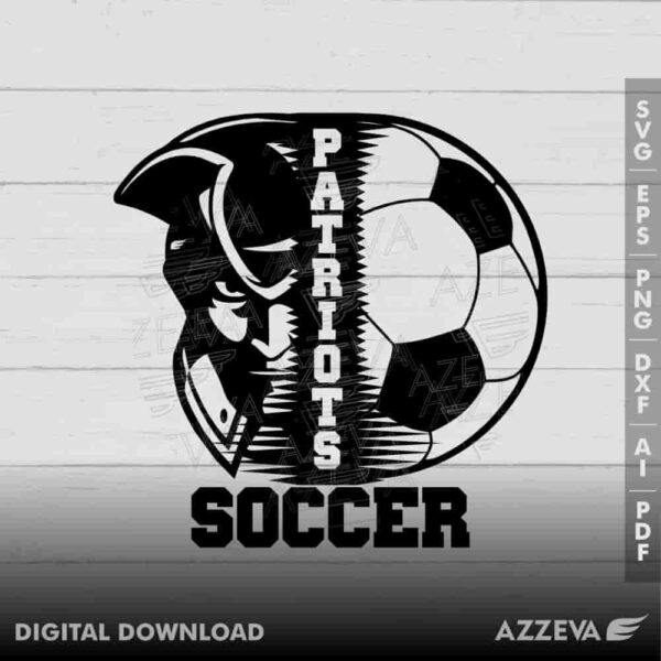 patriot soccer svg design azzeva.com 23100269
