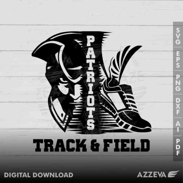 patriot track field svg design azzeva.com 23100319