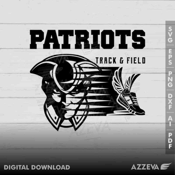 patriot track field svg design azzeva.com 23100655