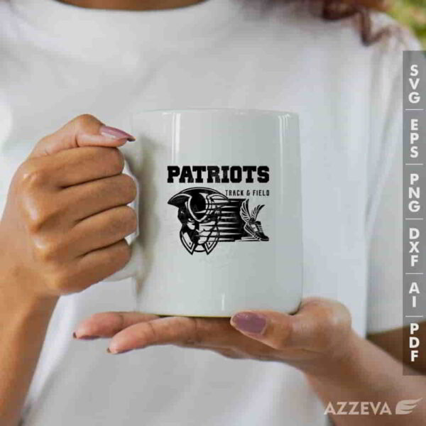 patriot track field svg mug design azzeva.com 23100655
