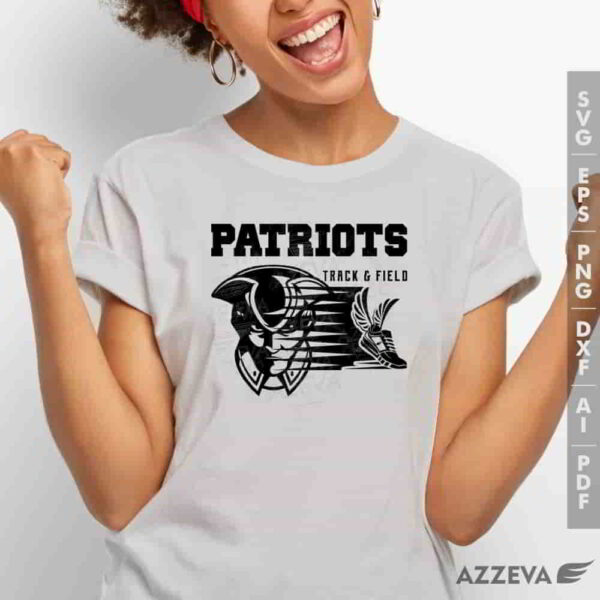 patriot track field svg tshirt design azzeva.com 23100655