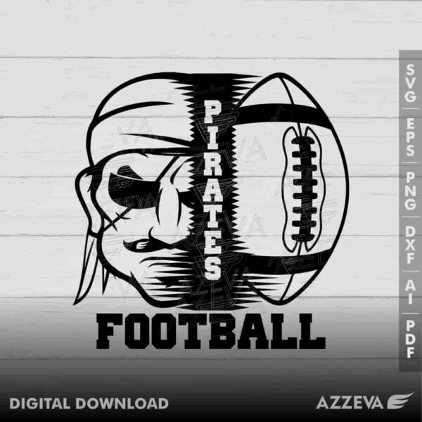 pirate football svg design azzeva.com 23100015