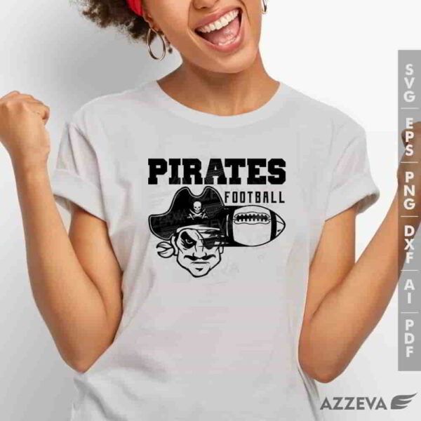 pirate football svg tshirt design azzeva.com 23100463