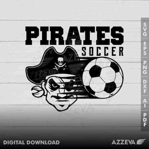 pirate soccer svg design azzeva.com 23100623