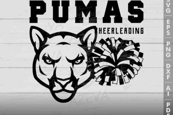 puma cheerleading svg design azzeva.com 23100725