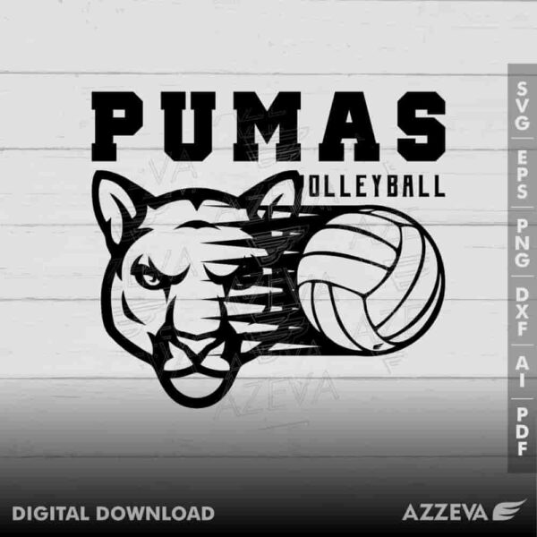 puma volleyball svg design azzeva.com 23100445