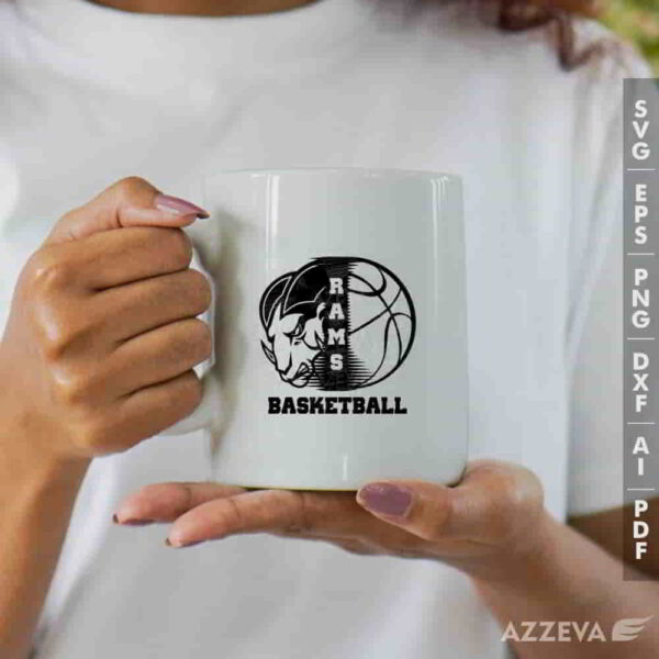 ram basketball svg mug design azzeva.com 23100062