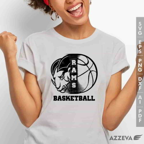 ram basketball svg tshirt design azzeva.com 23100062