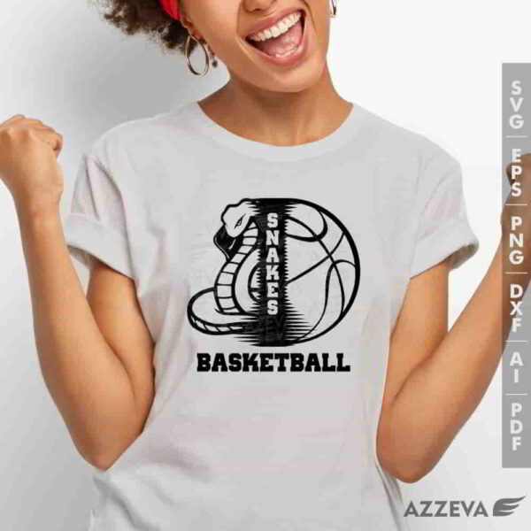 snake basketball svg tshirt design azzeva.com 23100089