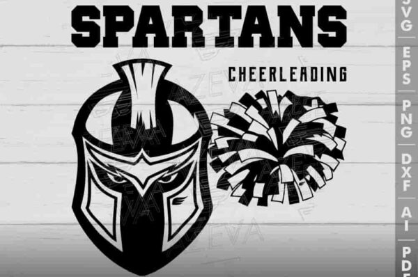 spartan cheerleading svg design azzeva.com 23100722