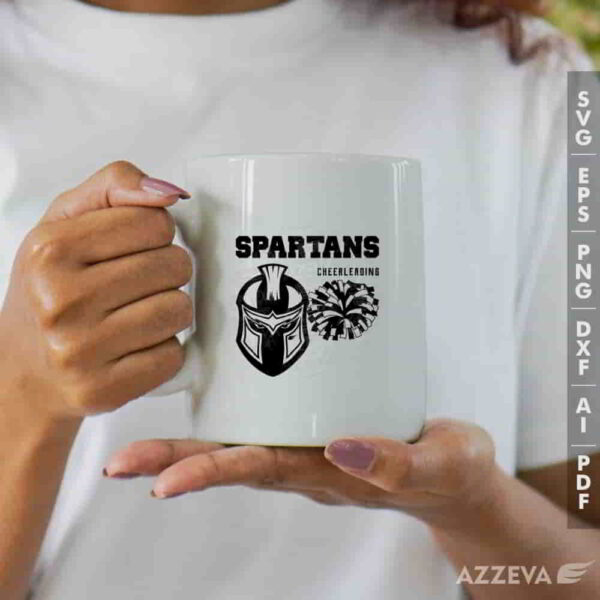 spartan cheerleading svg mug design azzeva.com 23100722