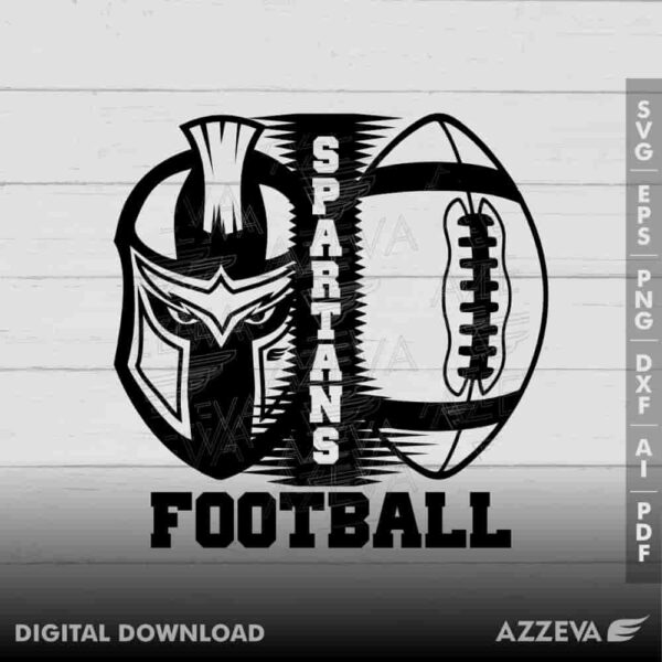 spartan football svg design azzeva.com 23100056
