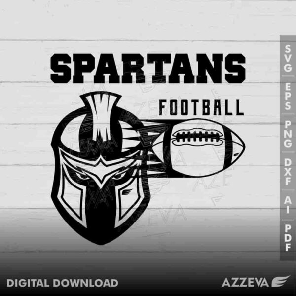 spartan football svg design azzeva.com 23100482
