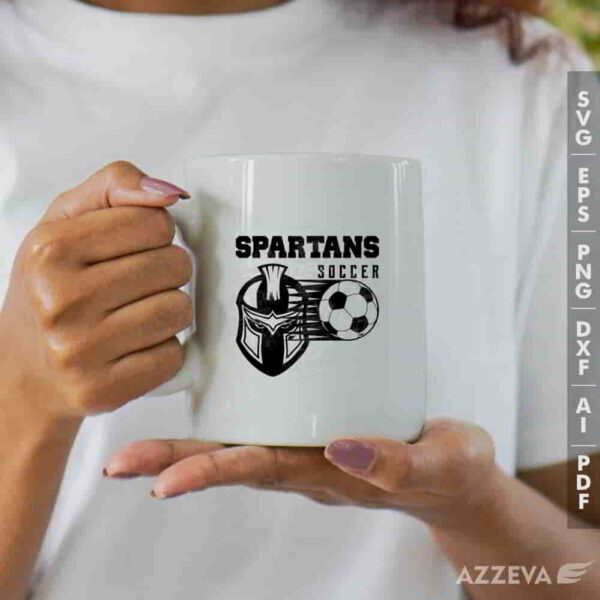 spartan soccer svg mug design azzeva.com 23100642