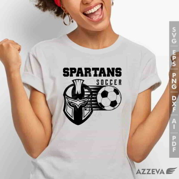spartan soccer svg tshirt design azzeva.com 23100642