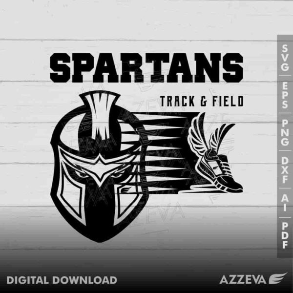 spartan track field svg design azzeva.com 23100682