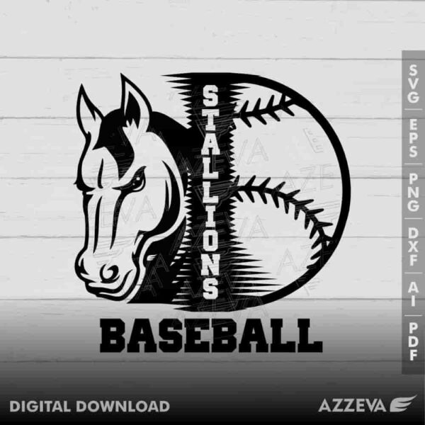 stallion baseball svg design azzeva.com 23100173