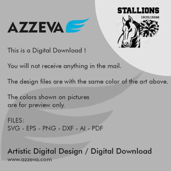 stallion cheerleading svg design readme azzeva.com 23100707