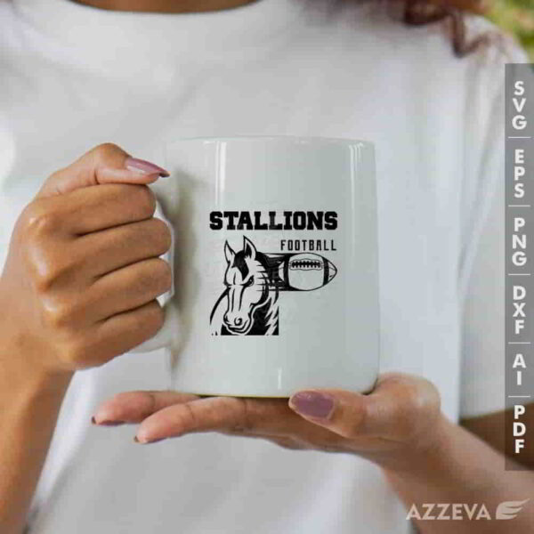 stallion football svg mug design azzeva.com 23100467