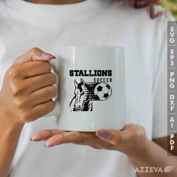 stallion soccer svg mug design azzeva.com 23100627