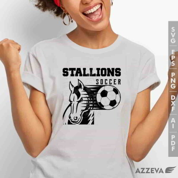 stallion soccer svg tshirt design azzeva.com 23100627