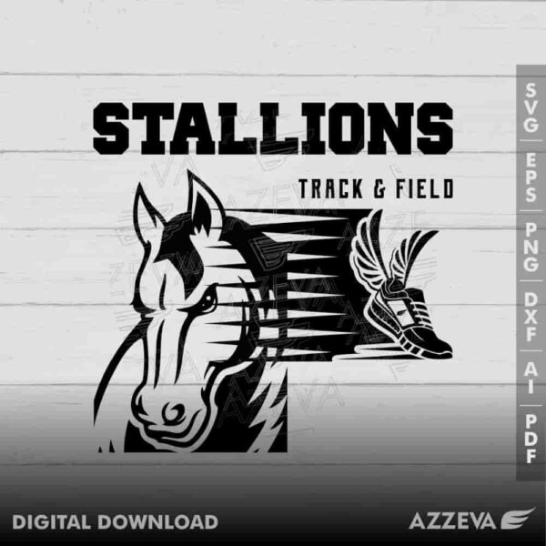 stallion track field svg design azzeva.com 23100667