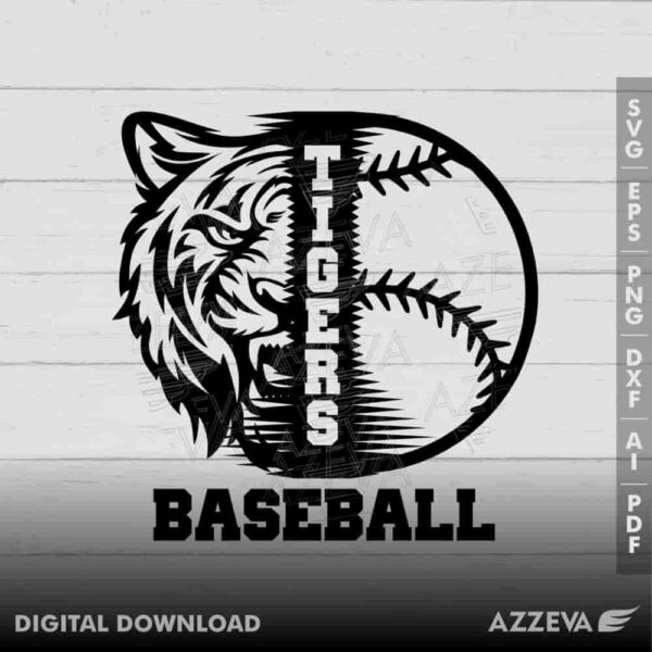 tiger baseball svg design azzeva.com 23100157