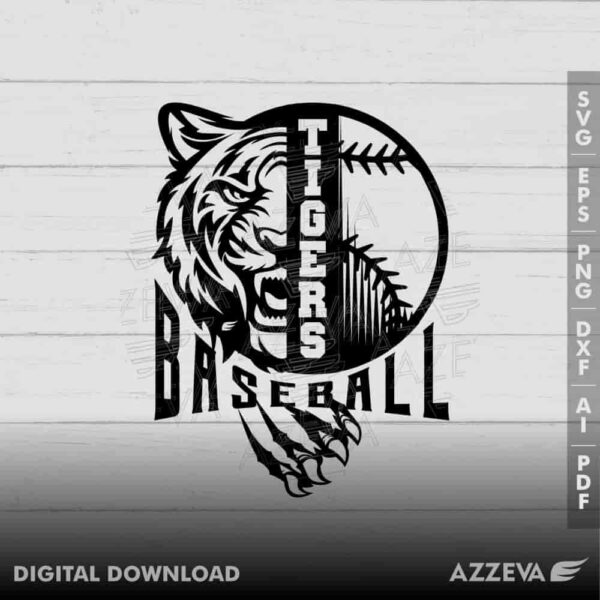 tigers baseball svg design azzeva.com 23100823