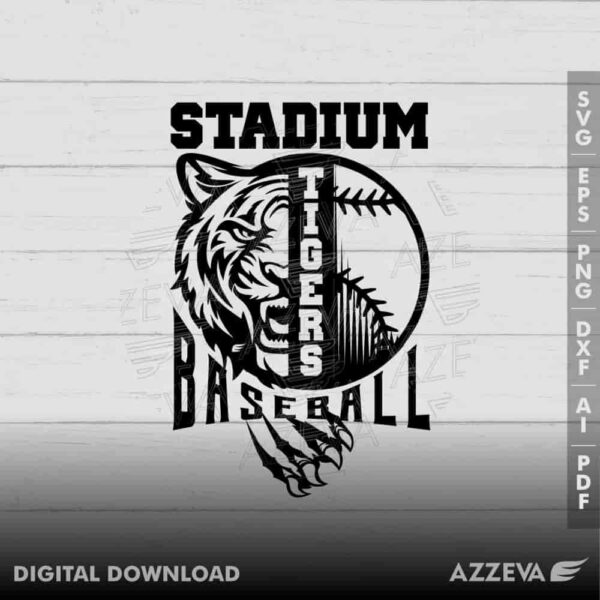 tigers baseball svg design azzeva.com 23100849