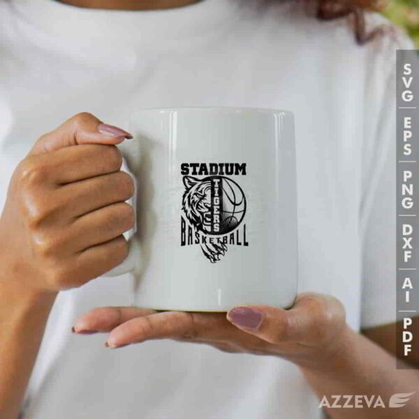 tigers basketball svg mug design azzeva.com 23100847