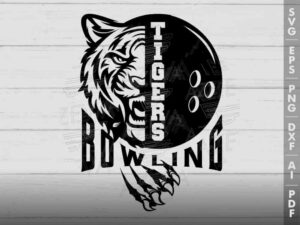 tigers bowling svg design azzeva.com 23100834