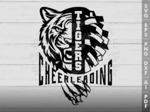 tigers cheerleading svg design azzeva.com 23100827