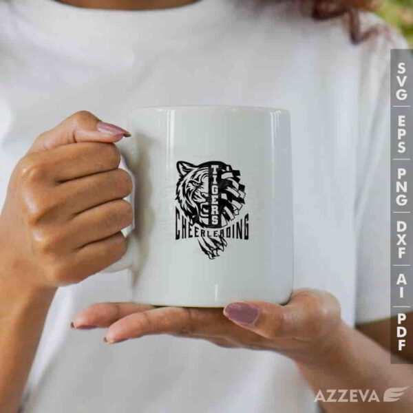 tigers cheerleading svg mug design azzeva.com 23100827