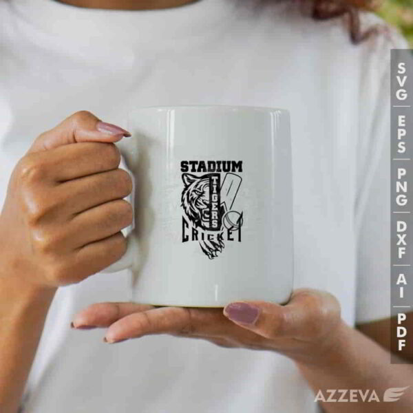 tigers cricket svg mug design azzeva.com 23100863
