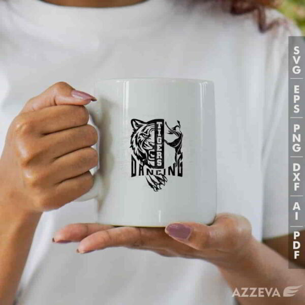 tigers dancing svg mug design azzeva.com 23100838
