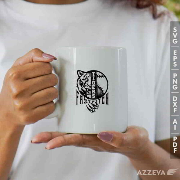 tigers fastpitch svg mug design azzeva.com 23100824