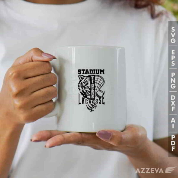 tigers lacrosse svg mug design azzeva.com 23100862
