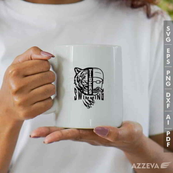 tigers swimming svg mug design azzeva.com 23100832