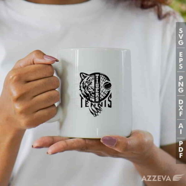 tigers tennis svg mug design azzeva.com 23100831
