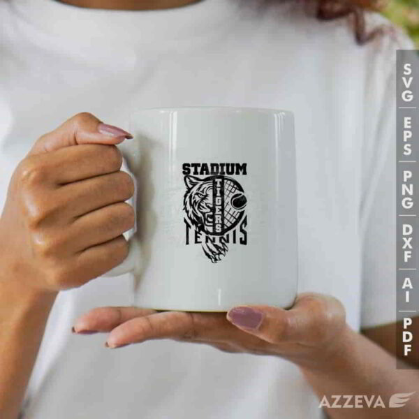 tigers tennis svg mug design azzeva.com 23100857