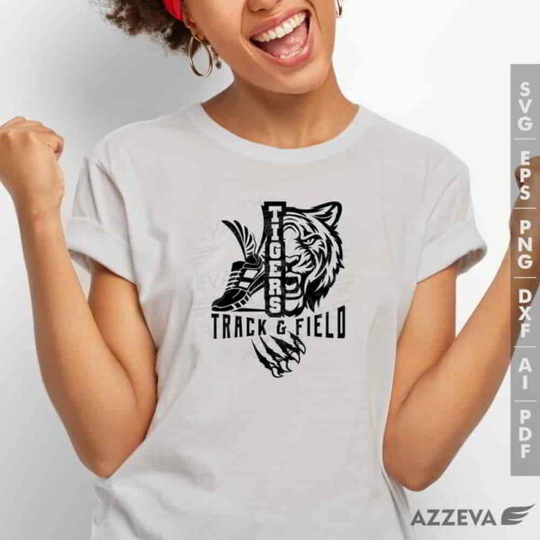 tigers track field svg tshirt design azzeva.com 23100843