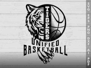 tigers unified basketball svg design azzeva.com 23100822
