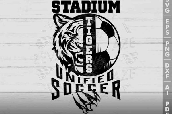 tigers unified soccer svg design azzeva.com 23100852