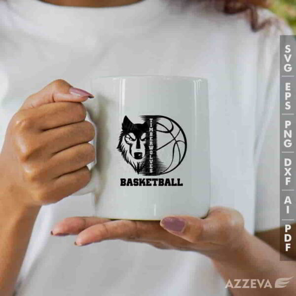 timberwolf basketball svg mug design azzeva.com 23100079