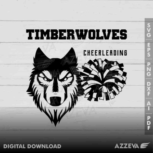 timberwolf cheerleading svg design azzeva.com 23100702